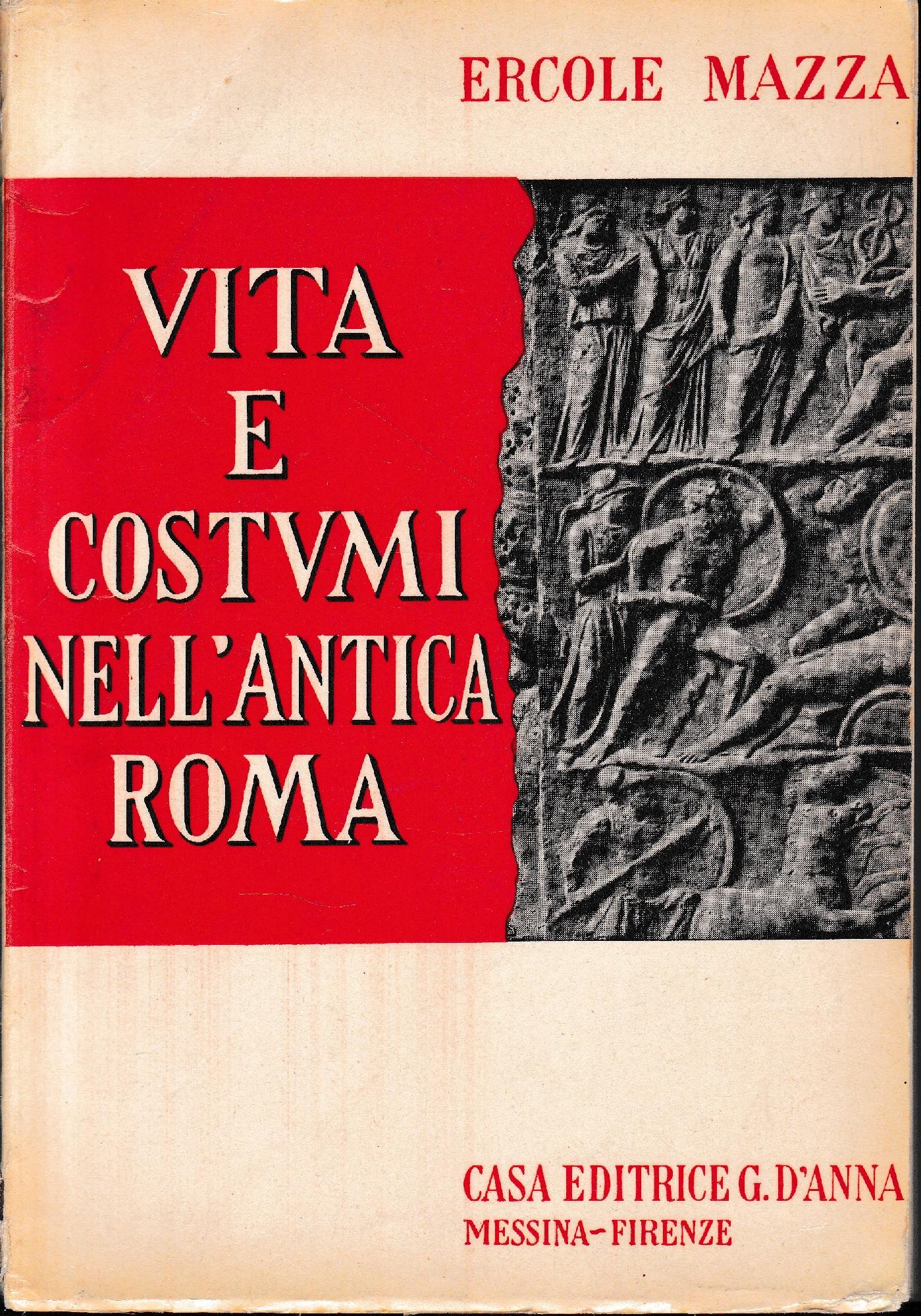 Vita e costumi nell'antica Roma - copertina