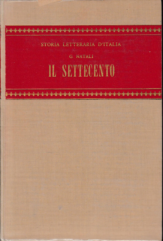 Il Settecento, prima parte - copertina
