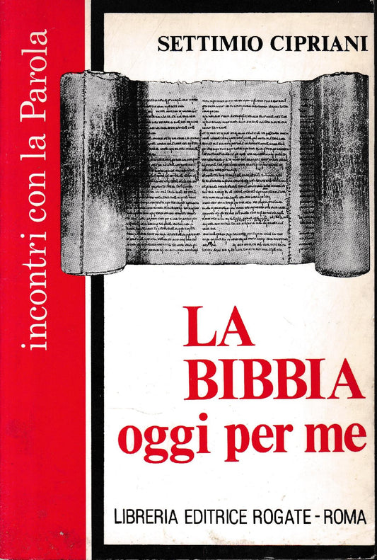 La Bibbia oggi per me - copertina