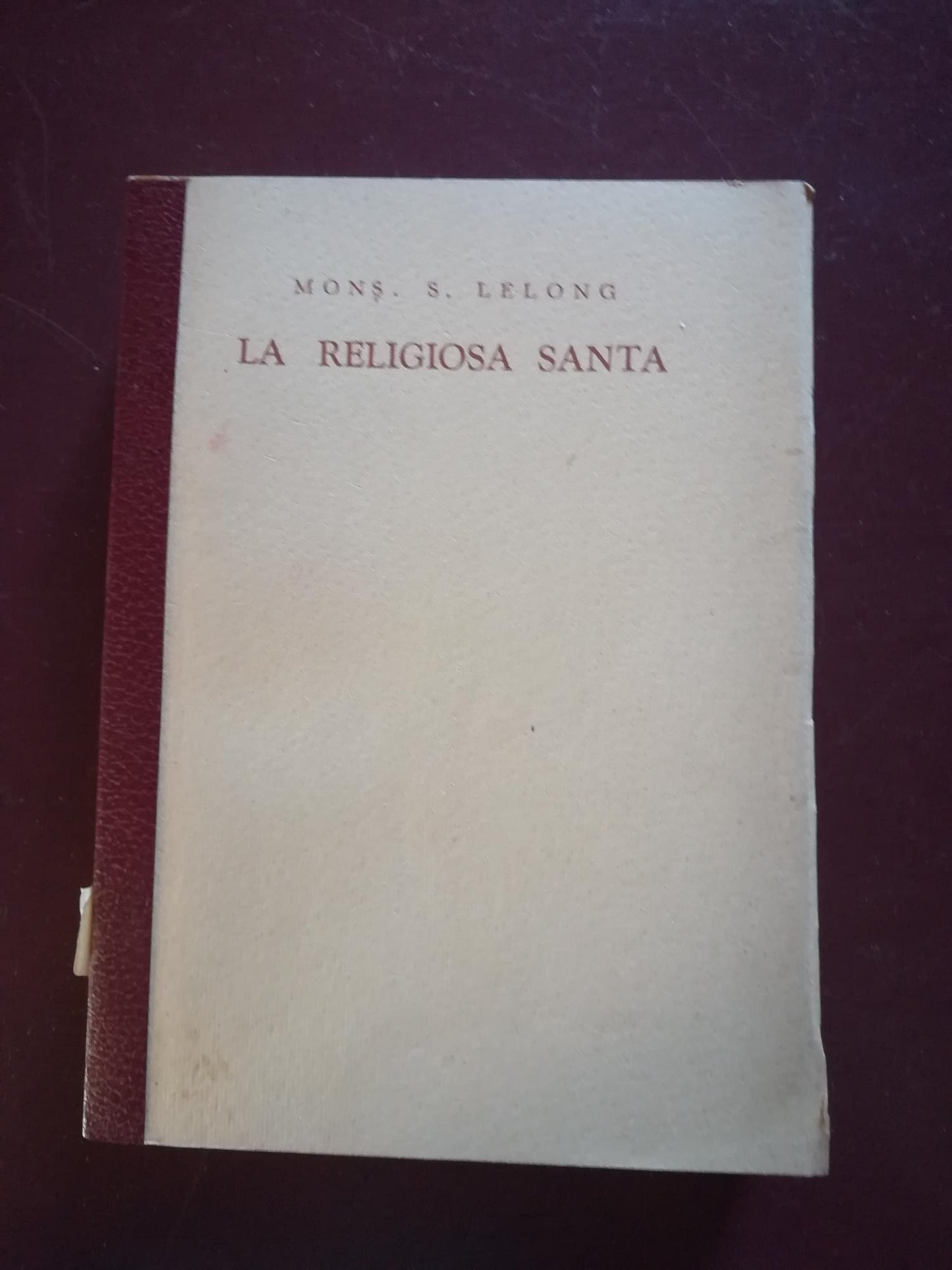 La religiosa Santa - copertina