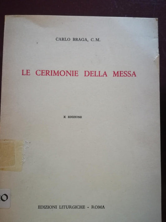 Le cerimonie della messa - copertina