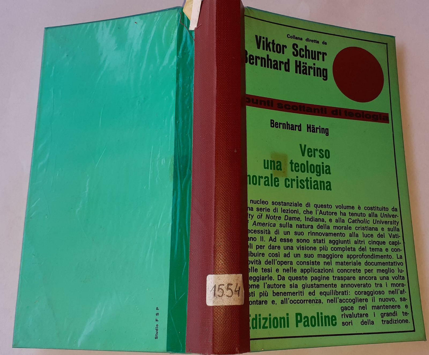 Verso una teologia morale cristiana - copertina