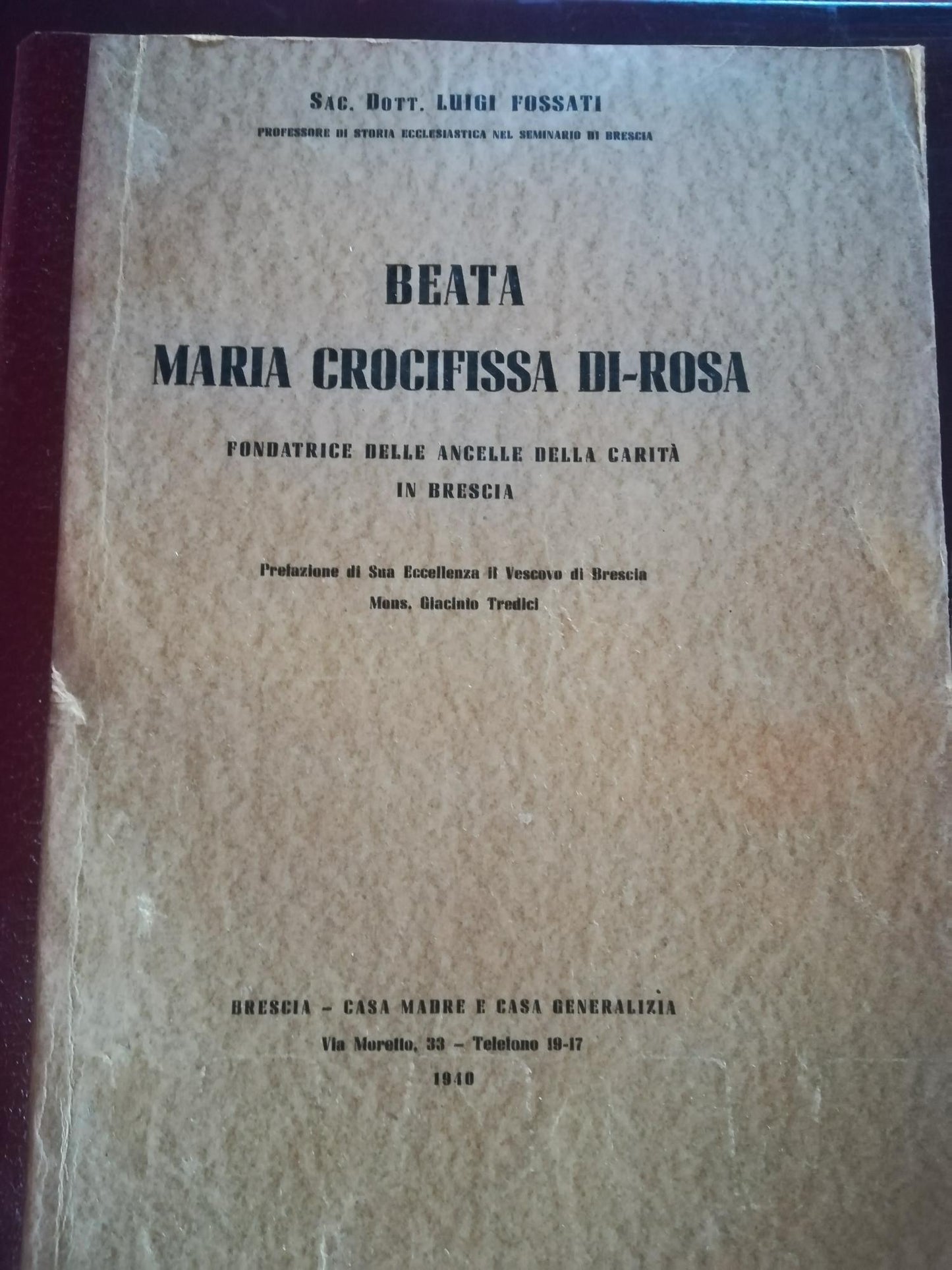 Beata Maria Crocifissa di - Rosa - copertina
