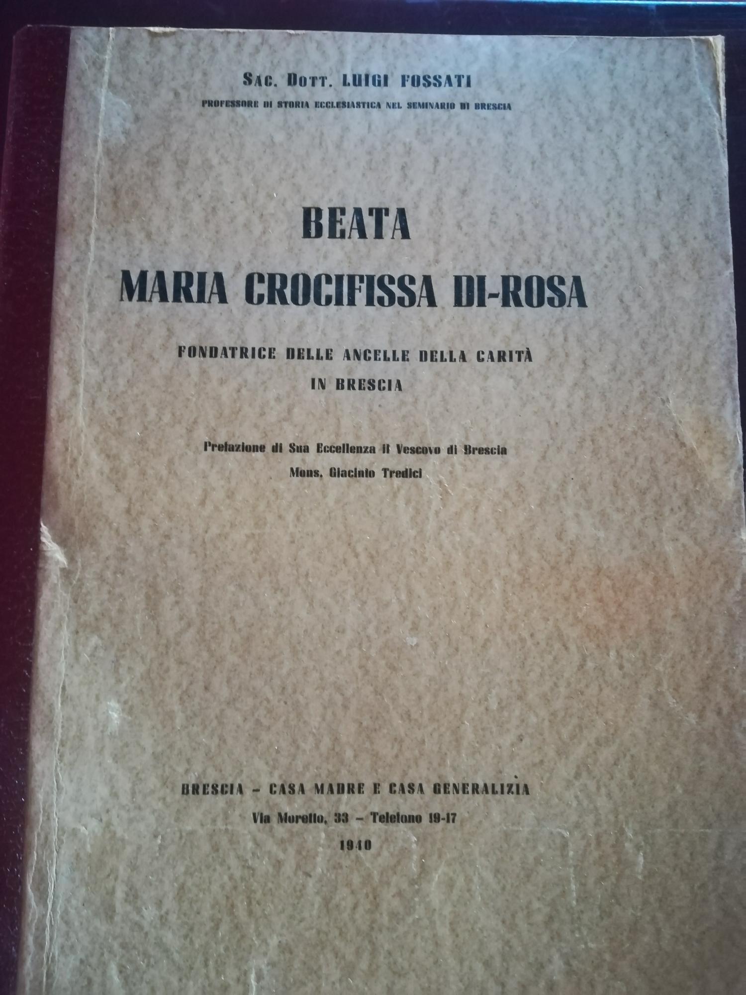 Beata Maria Crocifissa di - Rosa - copertina