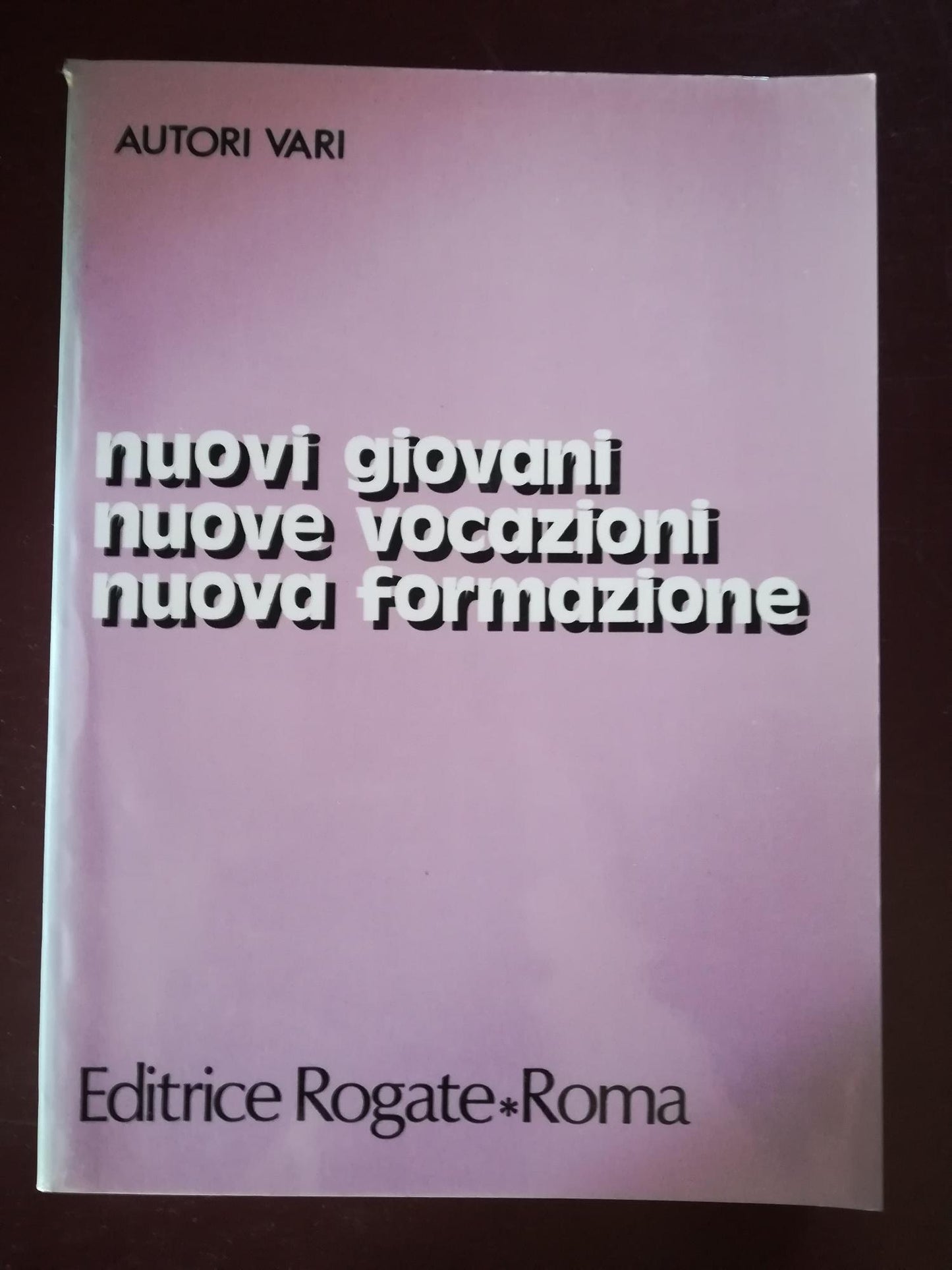 Nuovi giovani nuove vocazioni nuova formazione - copertina