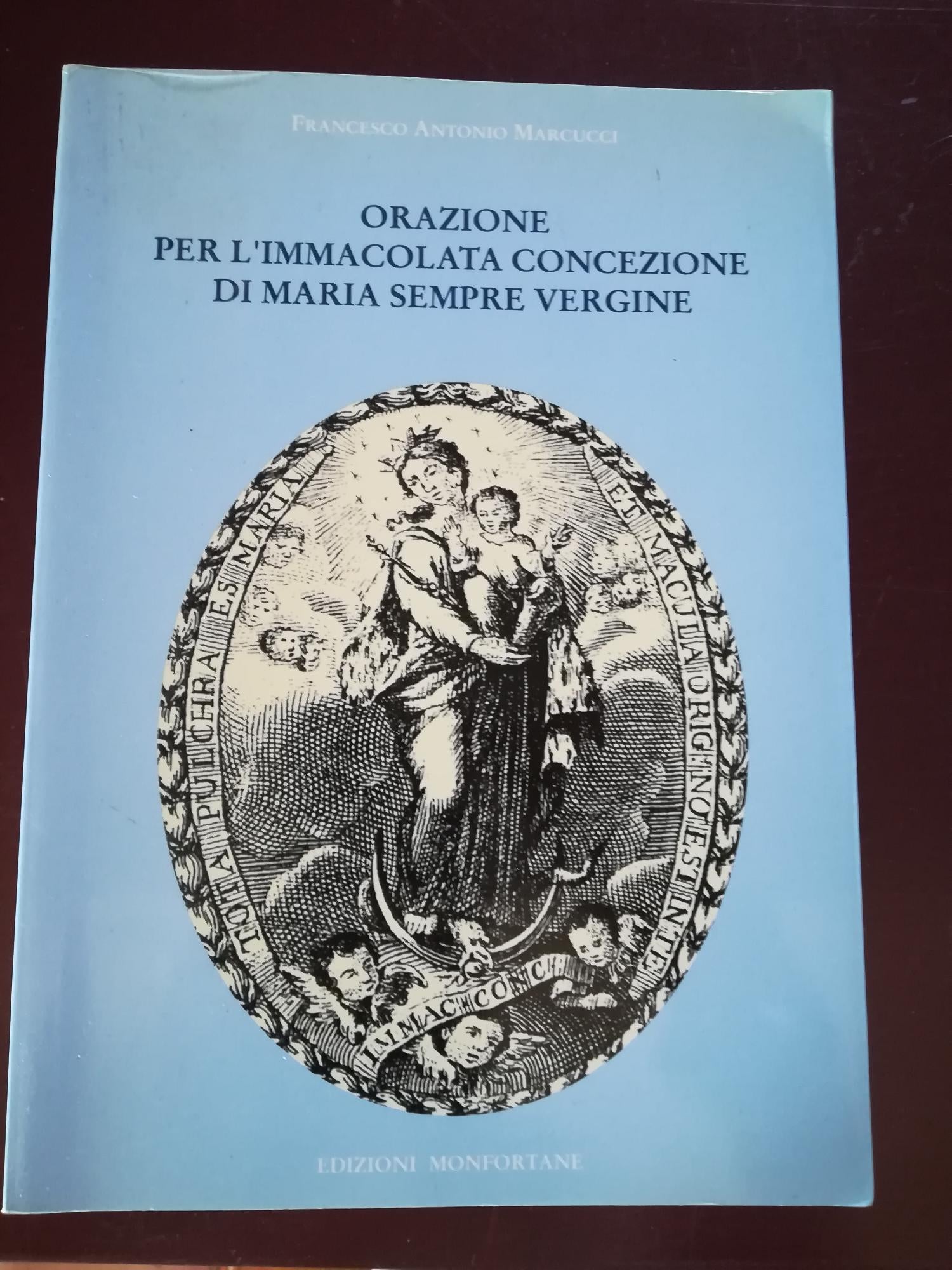 Orazione per l'Immacolata Concezione di Maria sempre Vergine - copertina