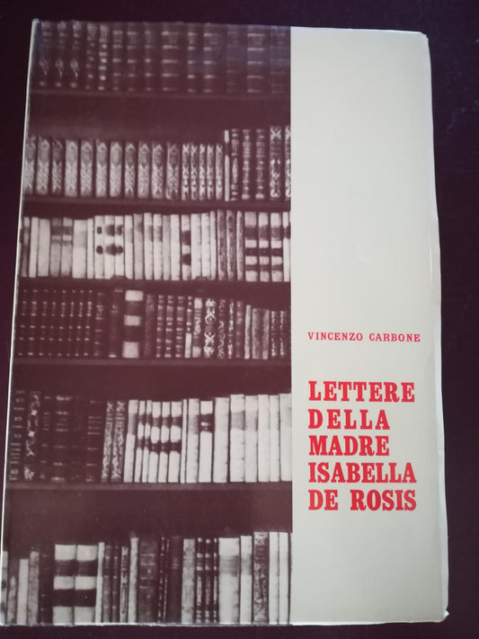Lettere della Madre Isabella de Rosis - copertina