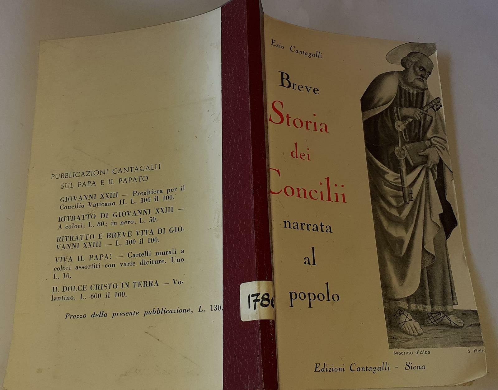 Breve storia dei Concilii narrata al popolo - copertina
