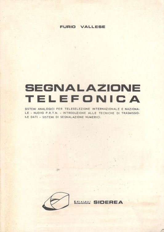 Segnalazione telefonica - copertina