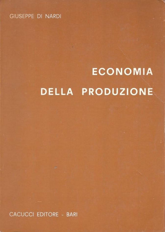 Economia della produzione - copertina