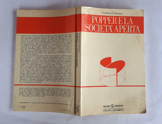 Popper e la societa' aperta - copertina