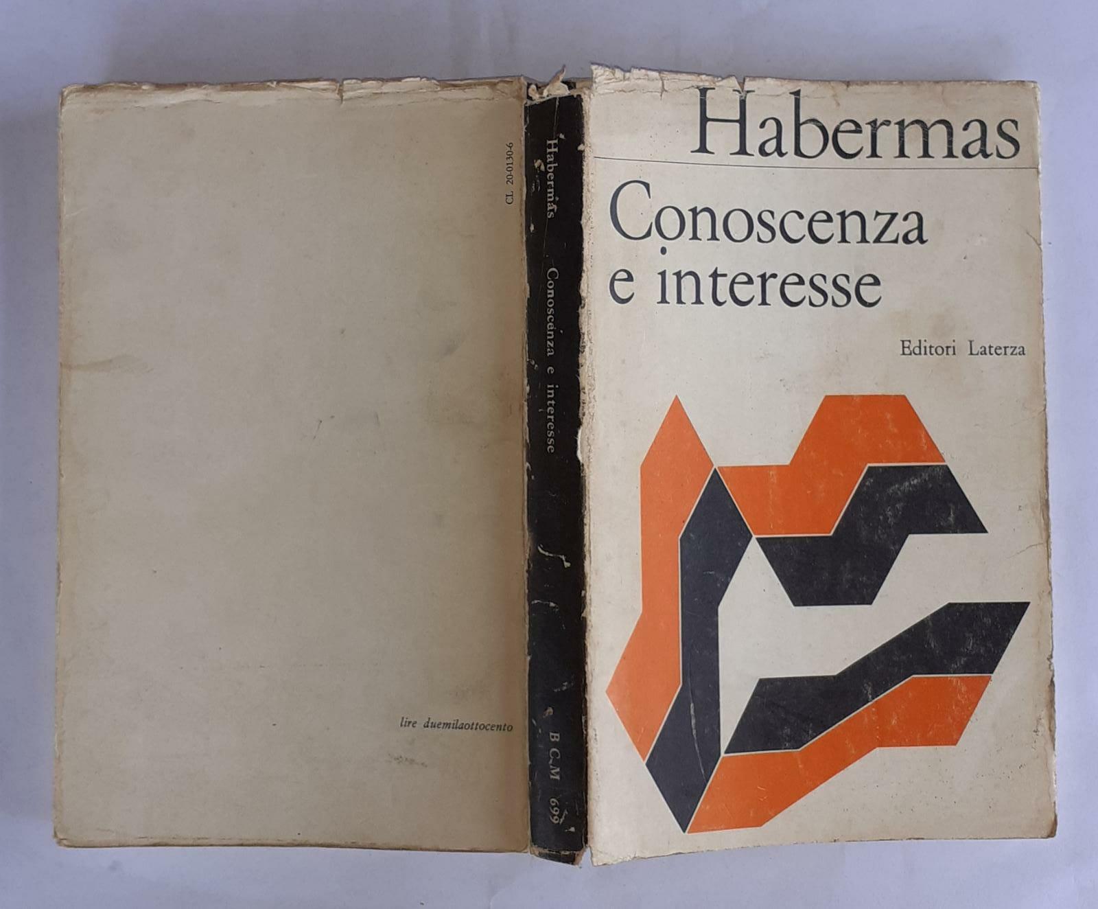 Conoscenza e interesse - copertina