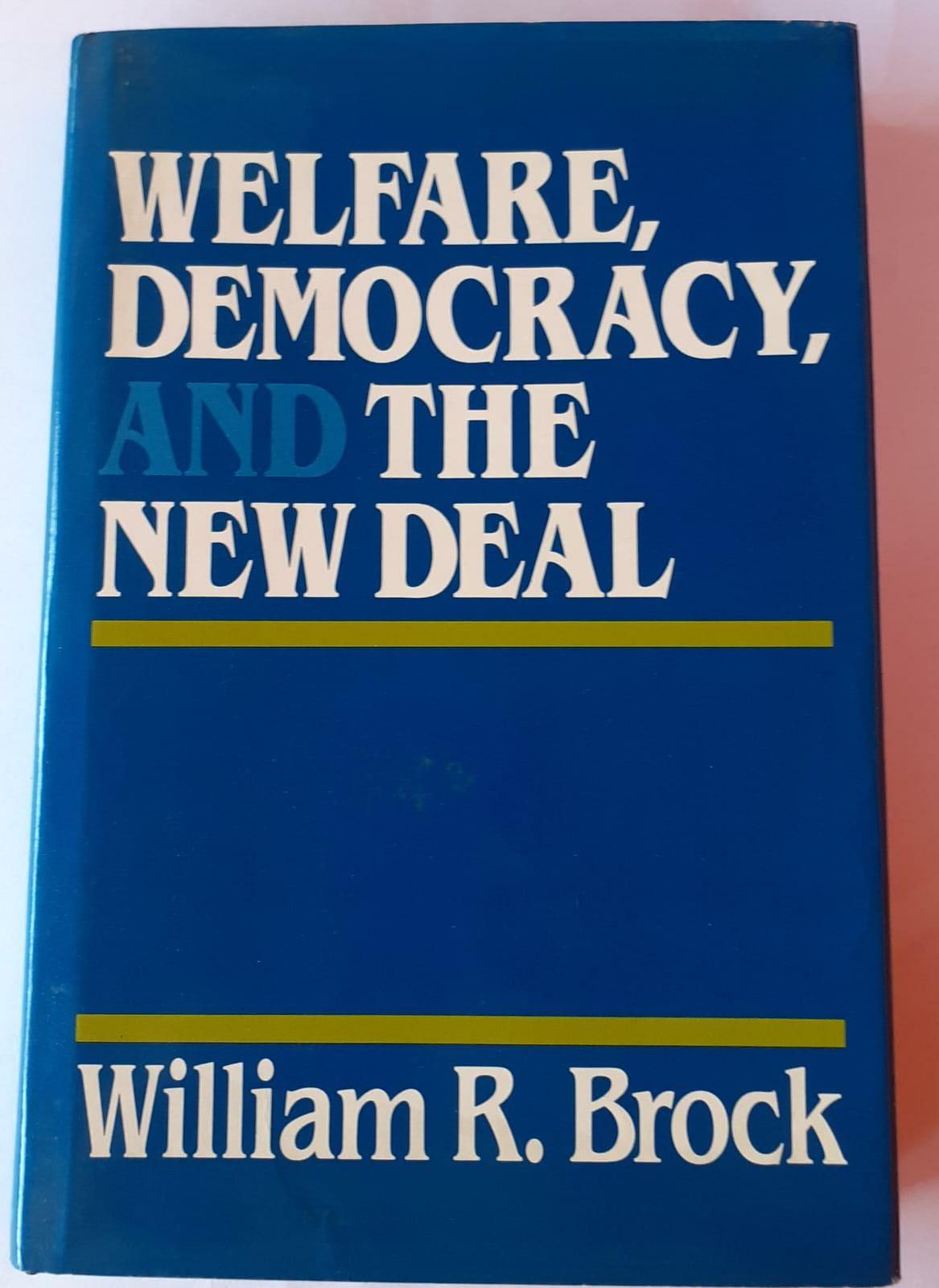 Welfare, Democracy and the New Deal - copertina