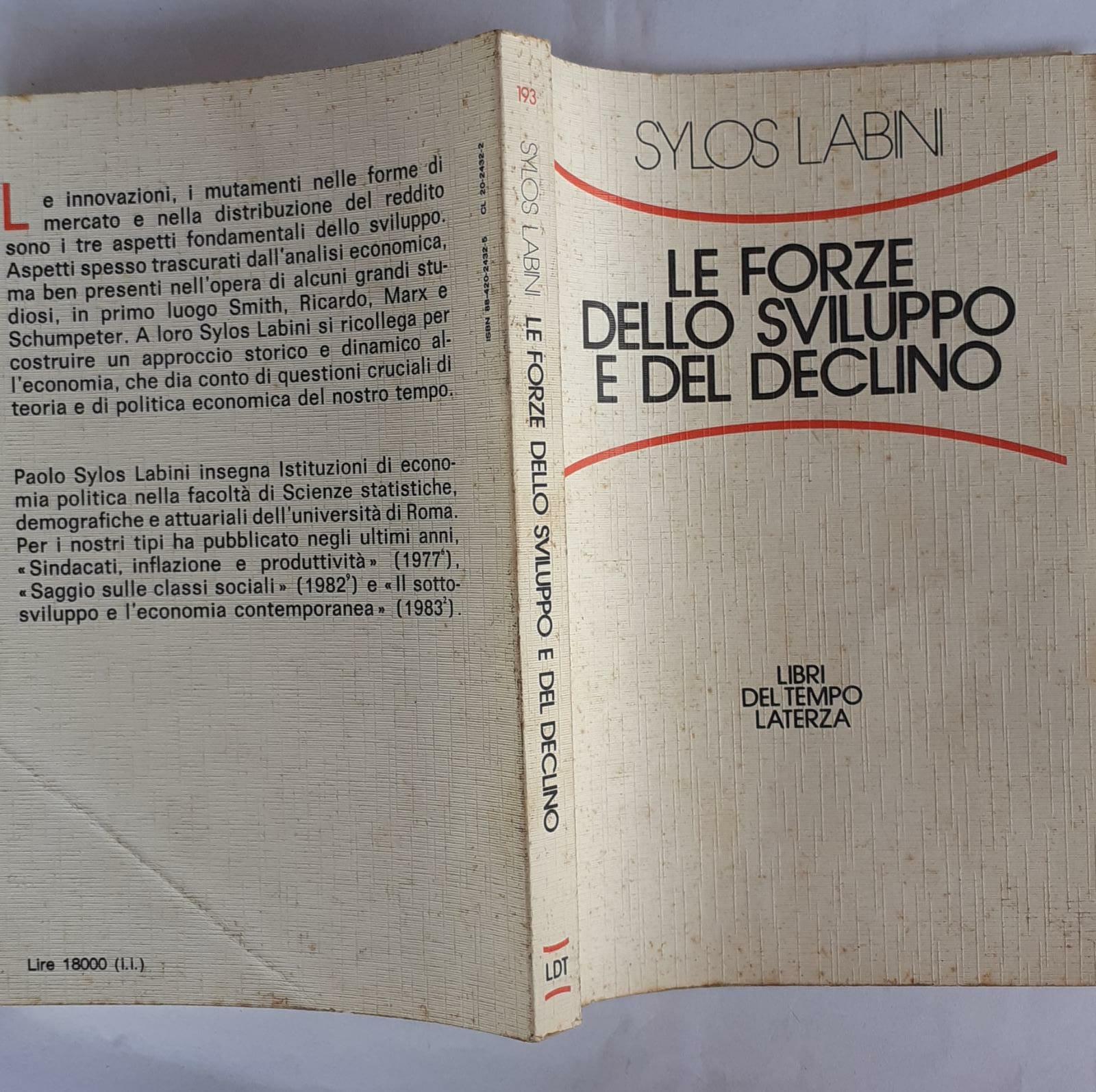 Le forze dello sviluppo e del declino - copertina