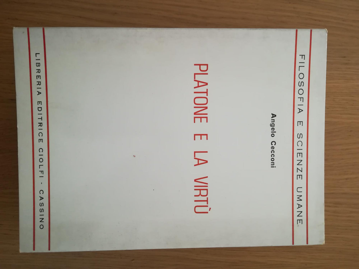 Platone e la virtù - copertina