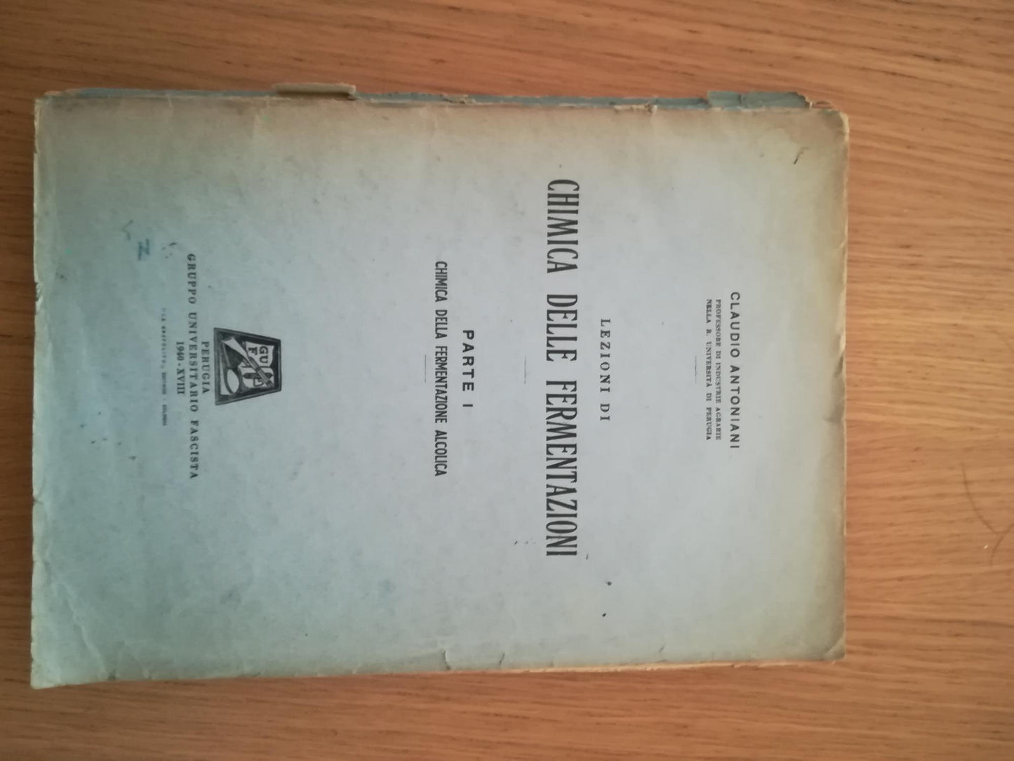 Lezioni di chimica delle fermentazioni - copertina