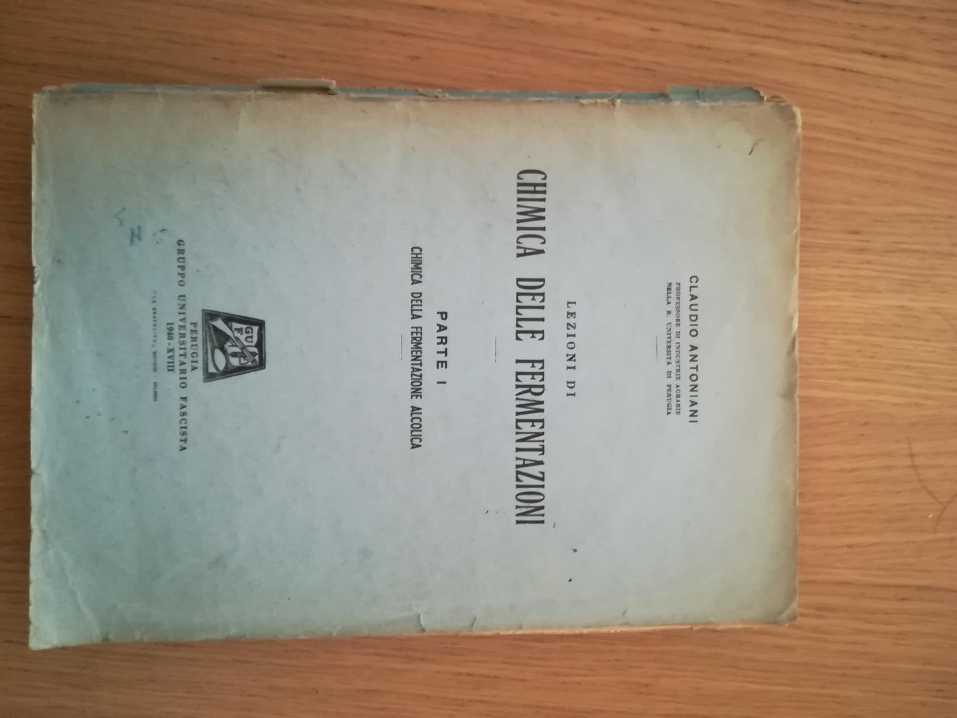 Lezioni di chimica delle fermentazioni - copertina