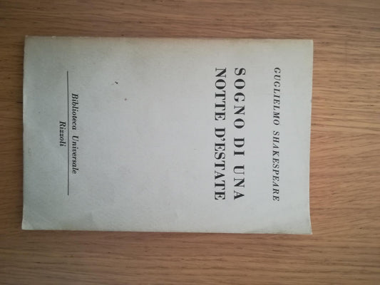 Sogno di una notte d'estate - copertina