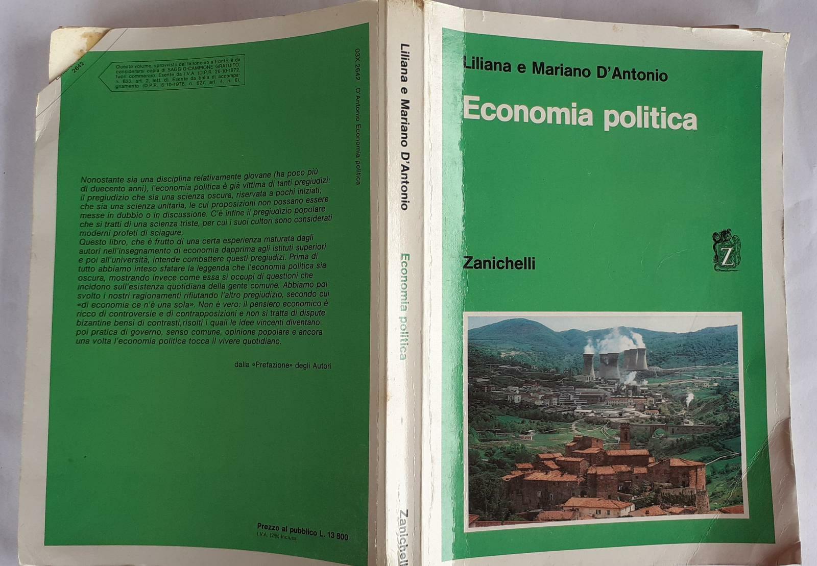 Economia politica - copertina
