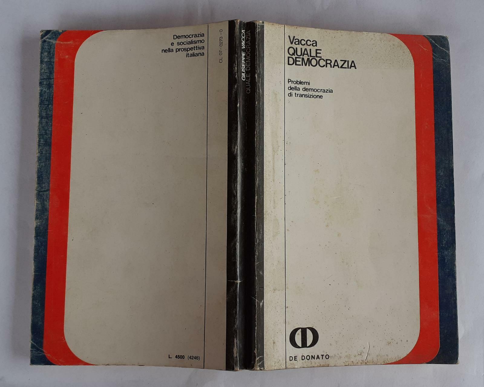 Quale democrazia - copertina