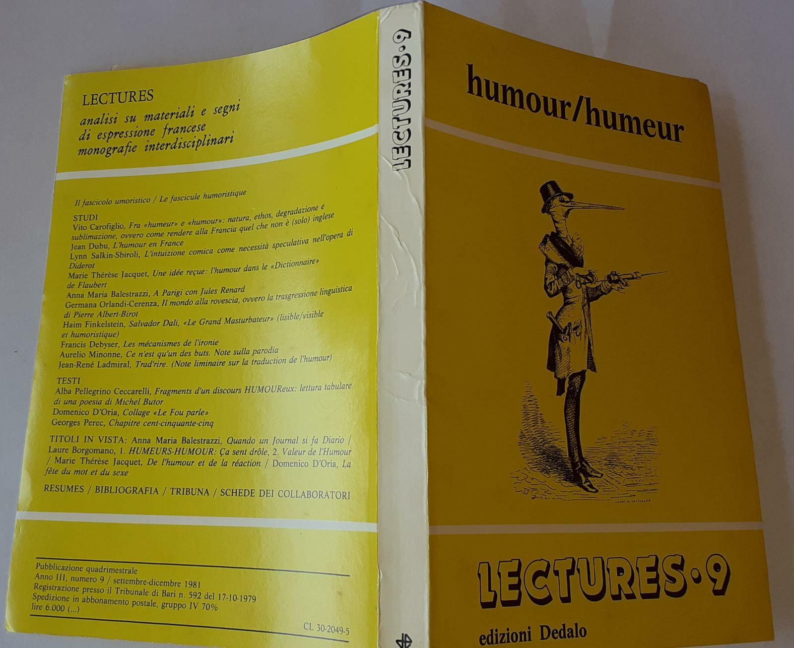 Humour/humeur - copertina