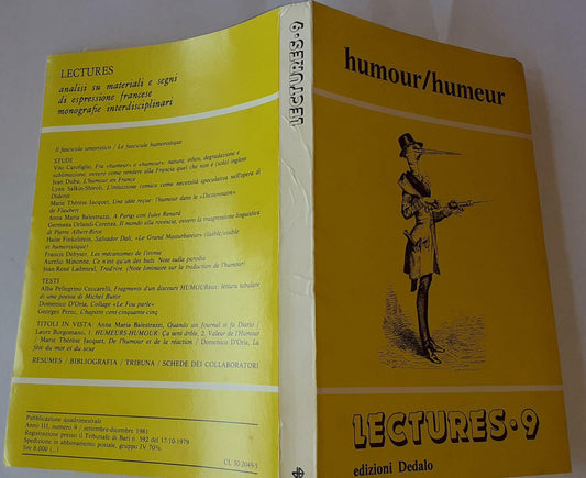 Humour/humeur - copertina