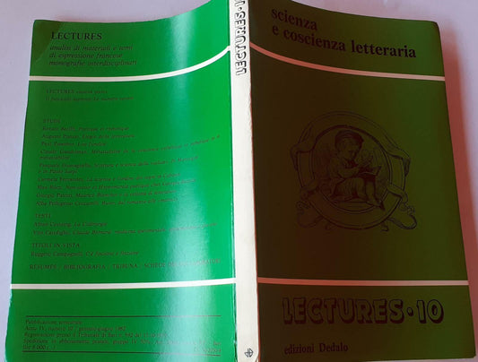 Scienza e coscienza letteraria - copertina