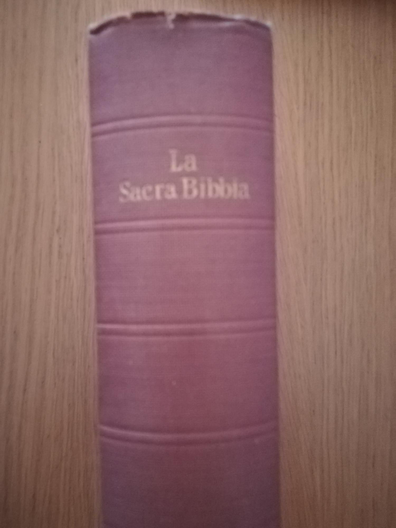 La Sacra Bibbia - copertina