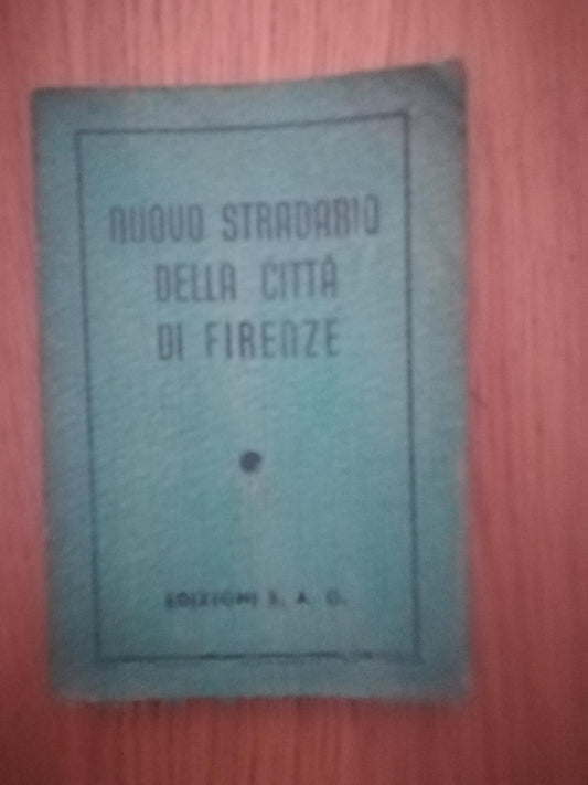 Nuovo stradario della città di Firenze - copertina