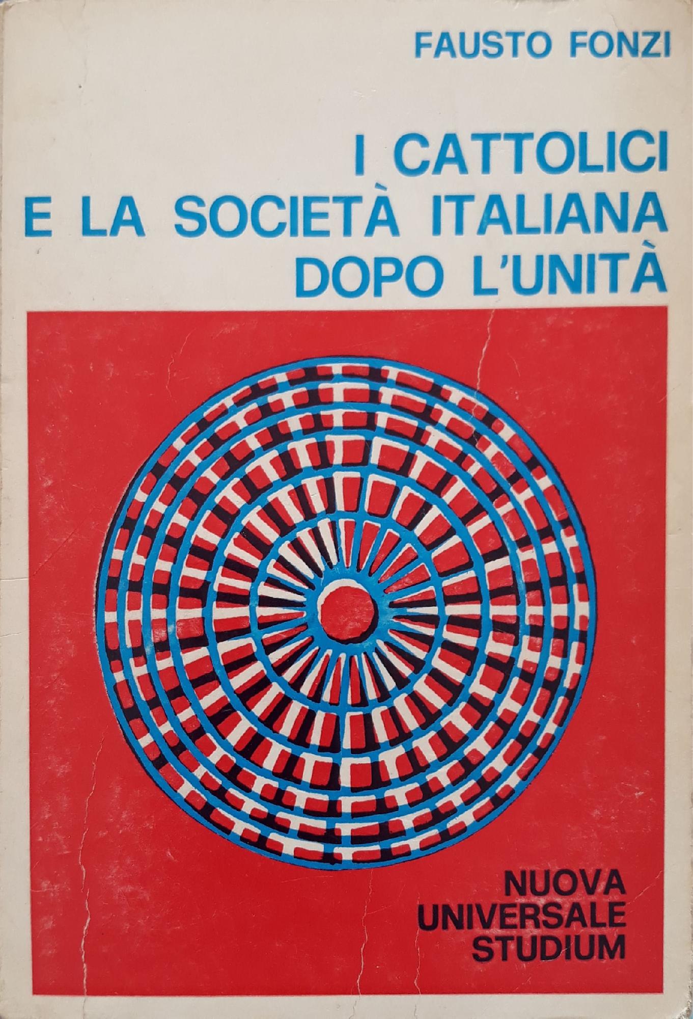 I cattolici e la società italiana dopo l'unità - copertina