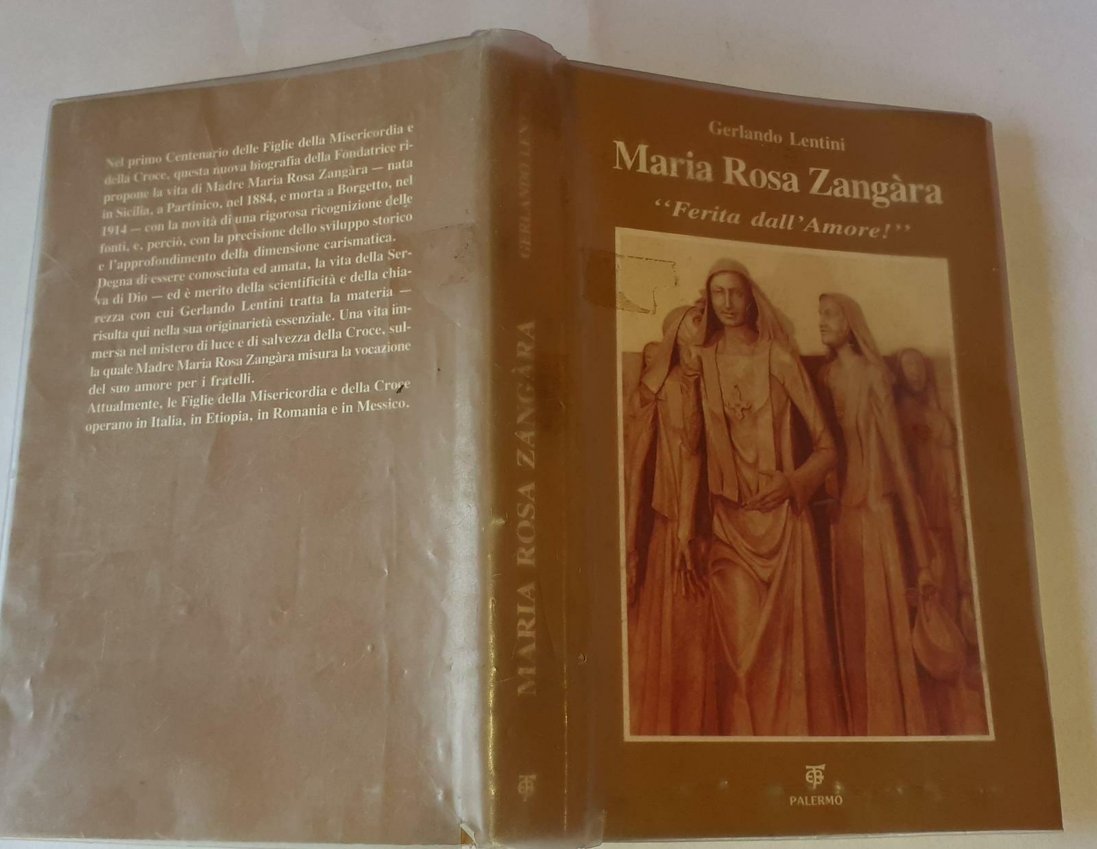 Maria Rosa Zangara - copertina