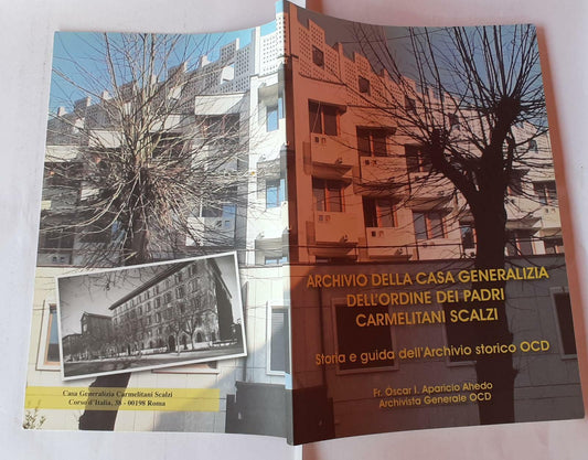 Archivio della casa generalizia dell'ordine dei padri carmelitani scalzi - copertina