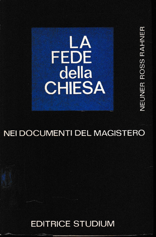La Fede della Chiesa - copertina