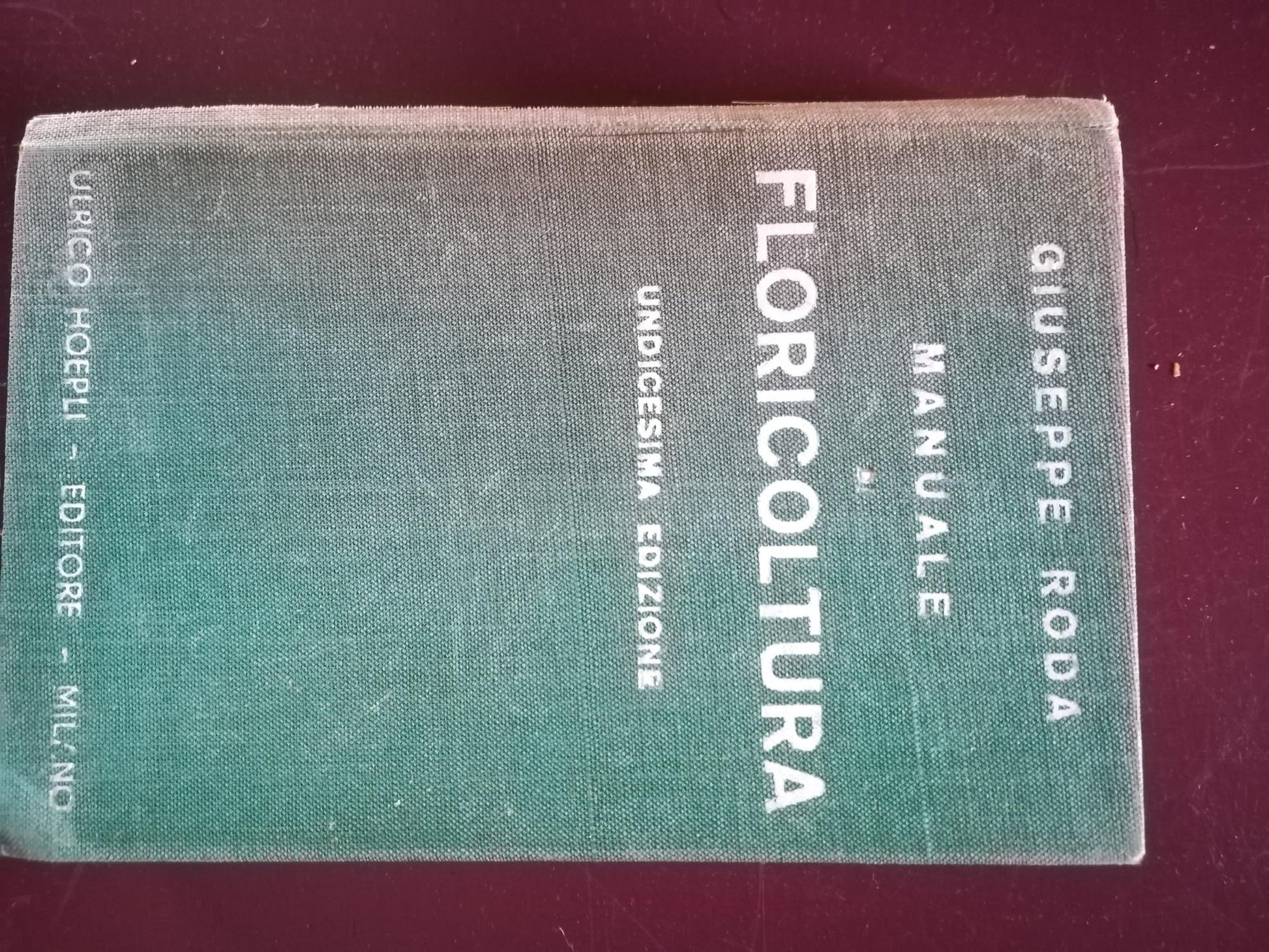 Manuale di floricoltura - copertina