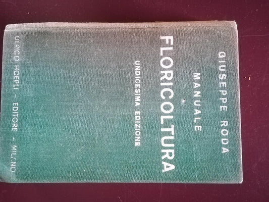 Manuale di floricoltura - copertina