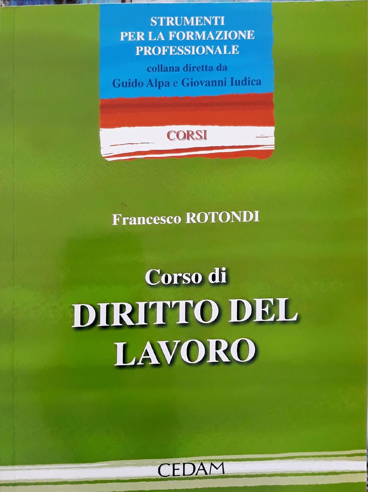 Corso di diritto del lavoro - copertina