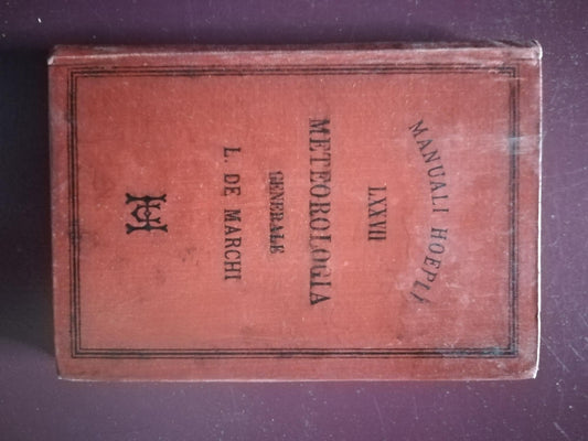 Meteorologia generale - copertina