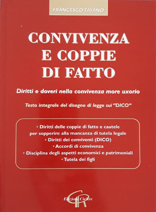 Convivenza e coppie di fatto - copertina