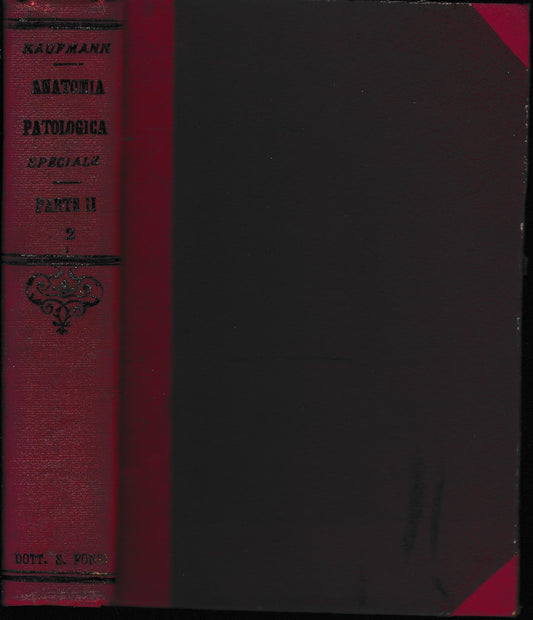 Anatomia patologica speciale, parte II, tomo 2. Malattie delle Meningi - copertina