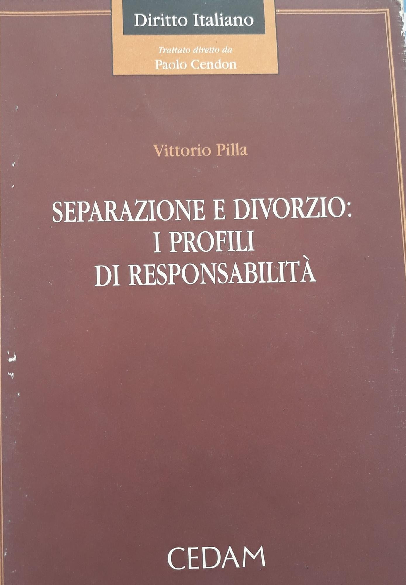 Separazione e divorzio: i profili di responsabilità - copertina
