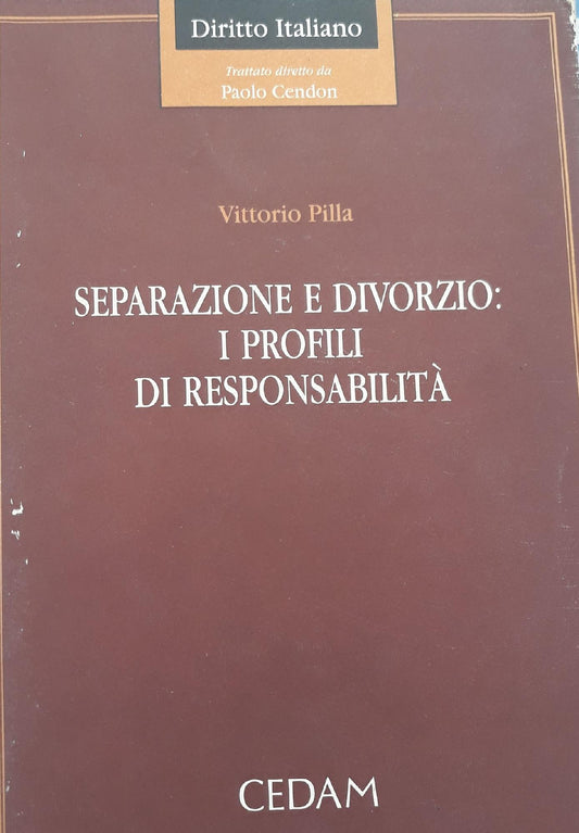 Separazione e divorzio: i profili di responsabilità - copertina