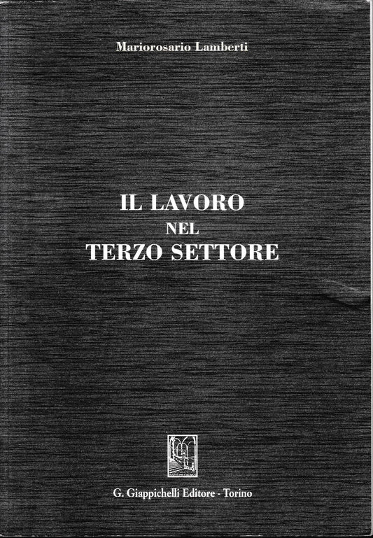 Il Lavoro nel Terzo Settore - copertina