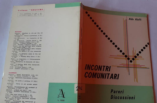Incontri comunitari - copertina