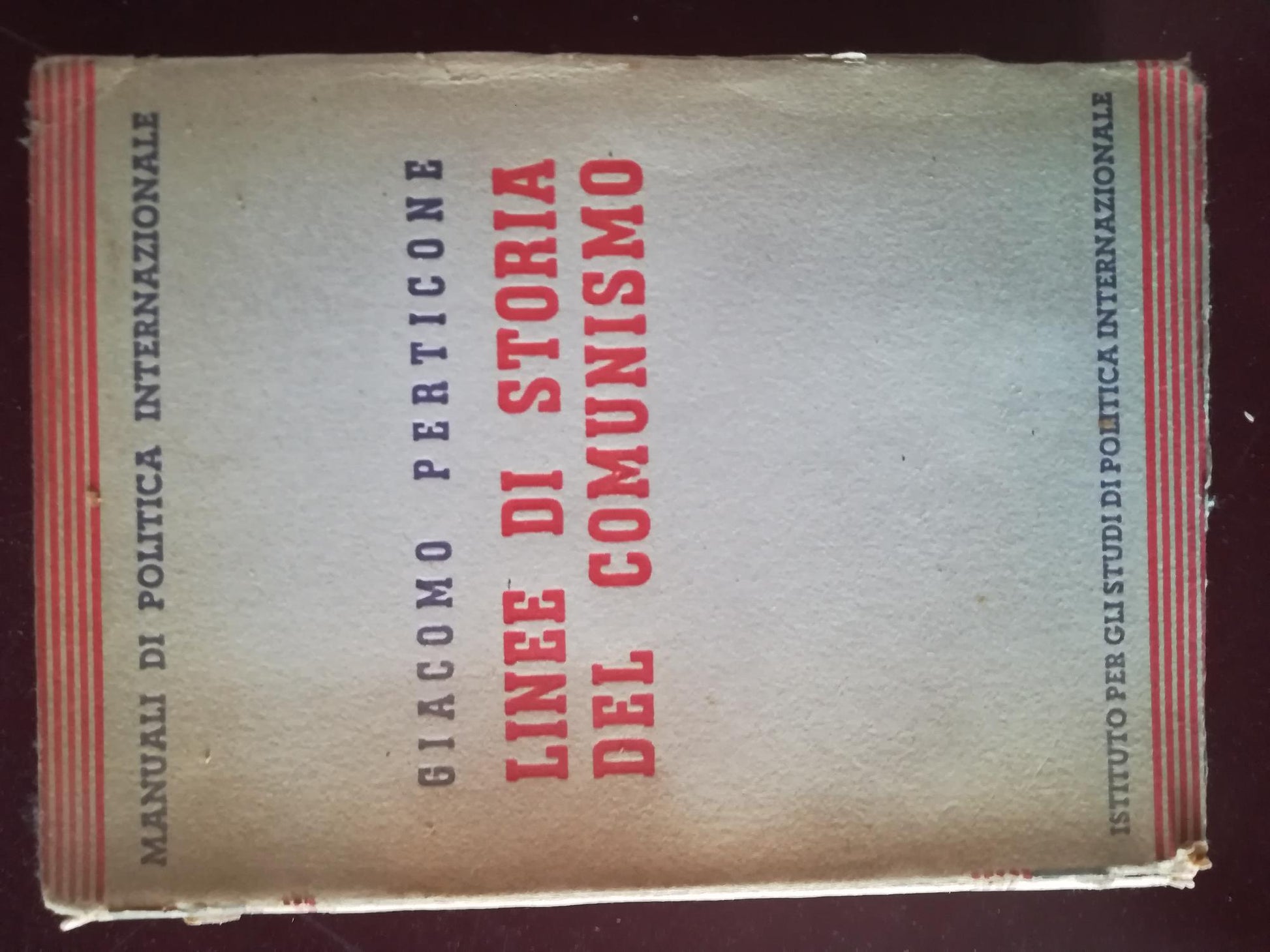 Linee di storia del comunismo - copertina