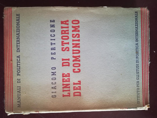 Linee di storia del comunismo - copertina