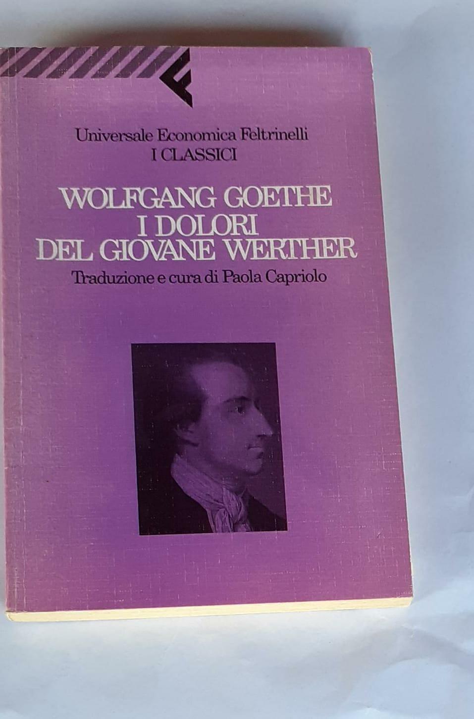 I dolori del giovane Werther - copertina