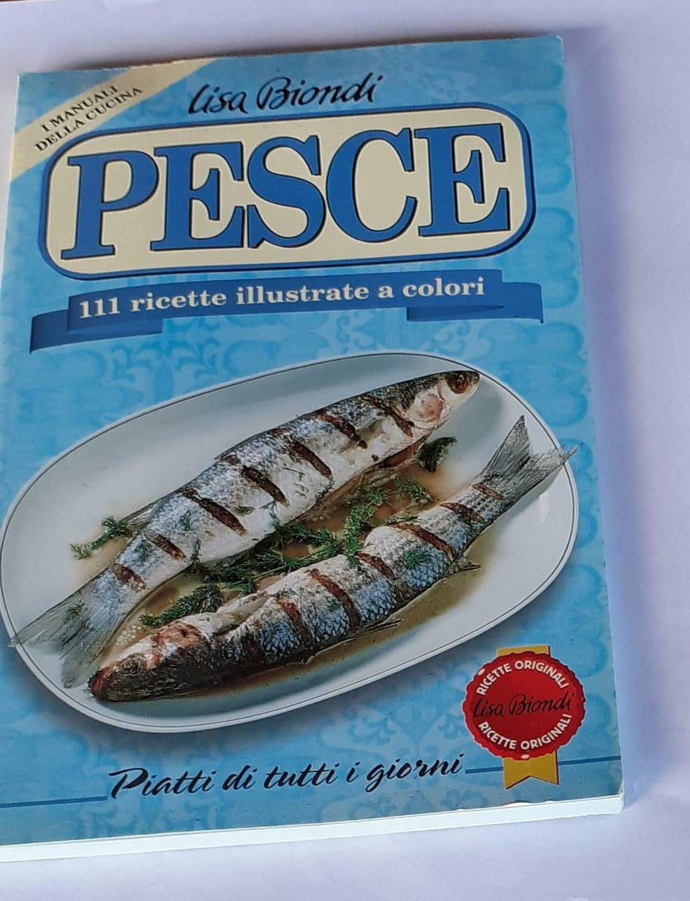 Pesce 111 ricette illustrate a colori - copertina