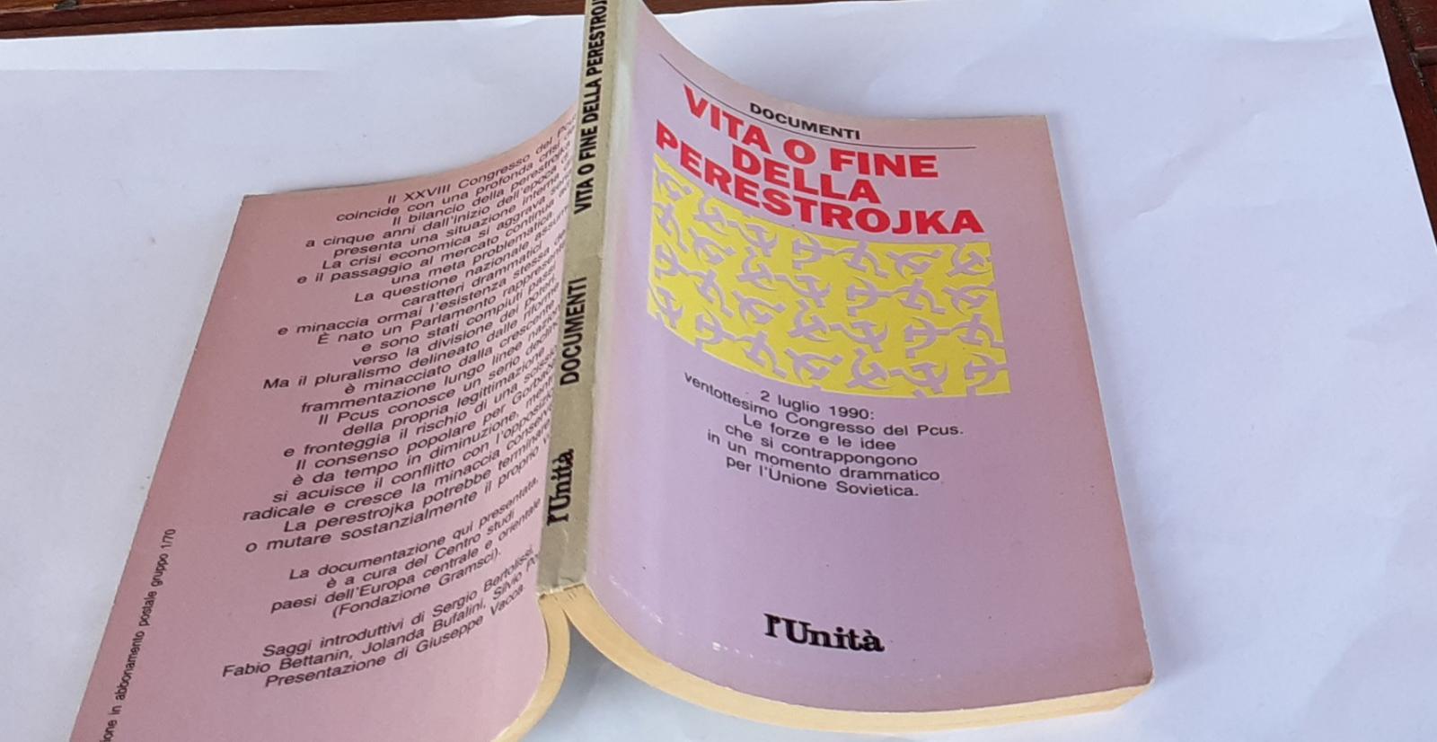 Vita o fine della Perestrojka - copertina