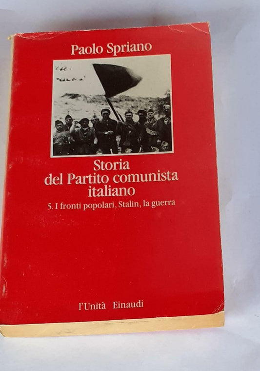 Storia del partito comunista italiano 5 - copertina