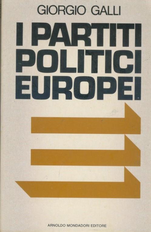 I partiti politici europei - copertina